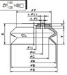 SMC大型风琴形真空吸盘